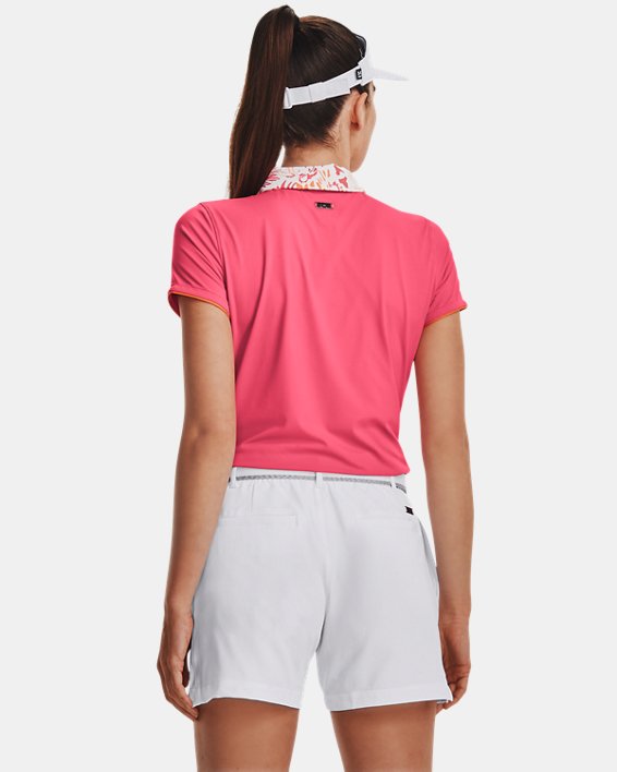 Polo UA Iso-Chill pour femme, Pink, pdpMainDesktop image number 1